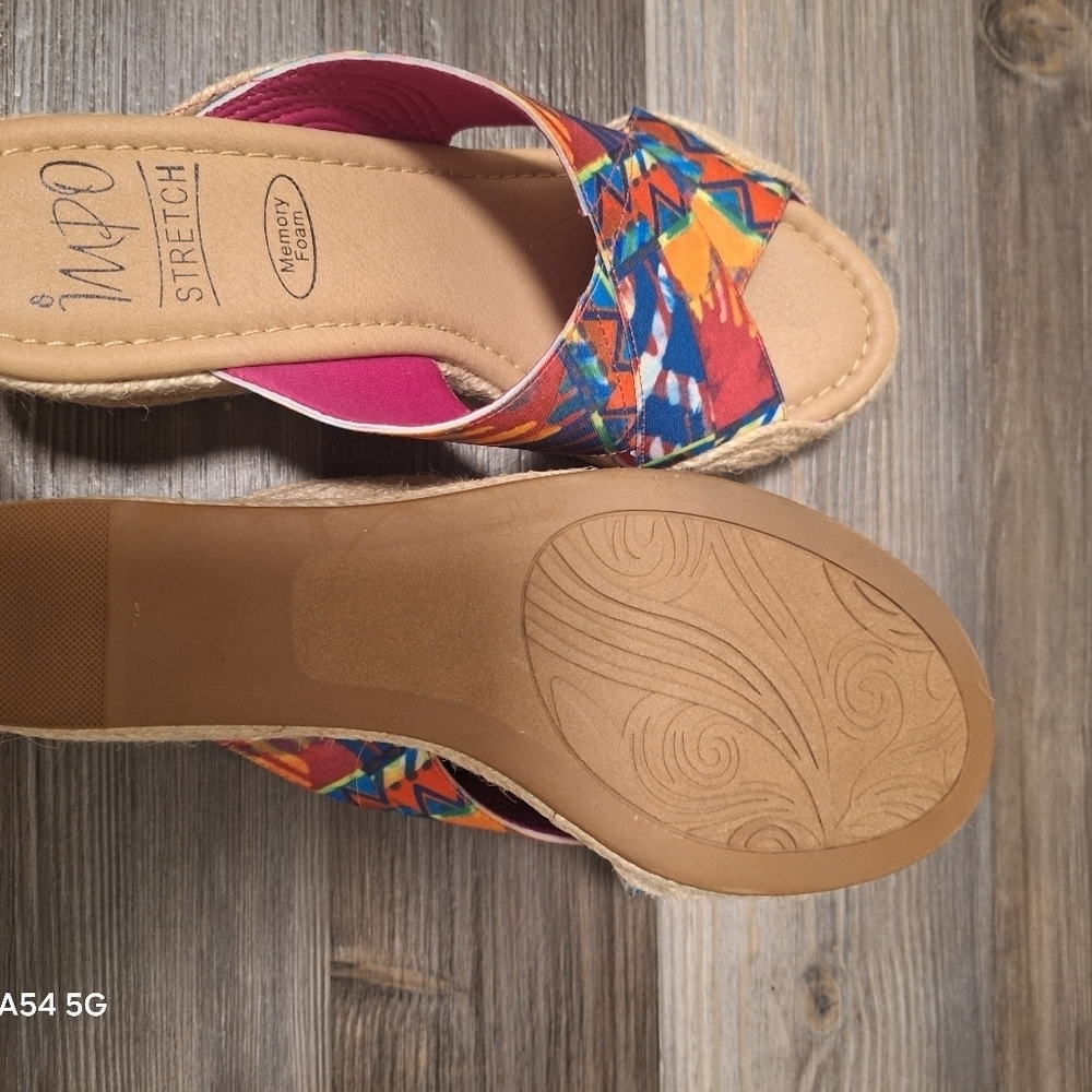 Impo Women's Colorful Wedge Sandals - Picture 4 of 6
